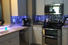 Kitchen renovation back splash West Chase bourgoing-construction