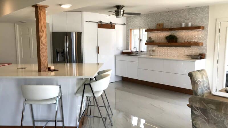 Newly Modernized Kitchen that Creates a Sleek Finish to Impress all your Guests